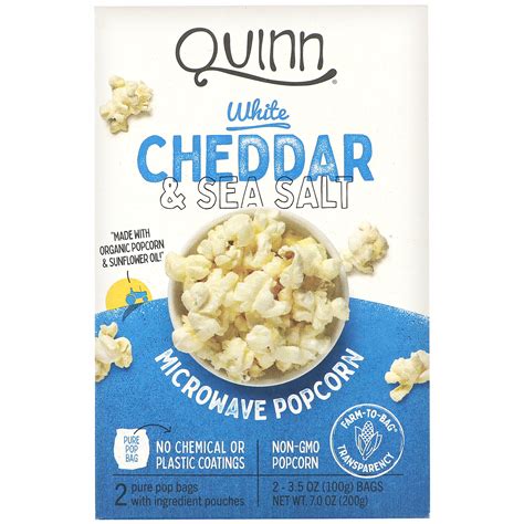 Quinn popcorn - Shop Quinn Snacks Microwave Popcorn Variety Pack (Butter & Sea Salt, White Cheddar, and Parmesan & Rosemary) (3 Pack) and other Snack Foods at Amazon.com. Free Shipping on Eligible Items